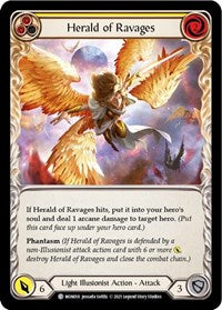 Herald of Ravages (Yellow) (MON018) [Monarch (Unlimited)]