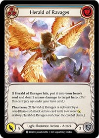 Herald of Ravages (Blue) (MON019) [Monarch (Unlimited)]