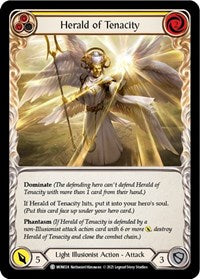 Herald of Tenacity (Yellow) (MON024) [Monarch (Unlimited)]