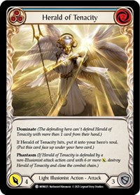 Herald of Tenacity (Blue) (MON025) [Monarch (Unlimited)]