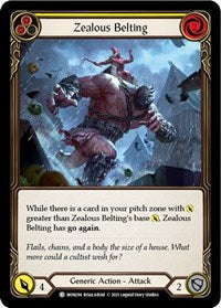 Zealous Belting (Yellow) (MON294) [Monarch (Unlimited)]