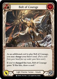 Bolt of Courage (Yellow) (MON043) [Monarch (Unlimited)]