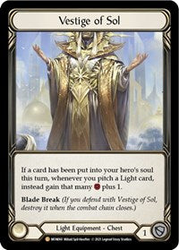 Vestige of Sol (MON060) [Monarch (Unlimited)]
