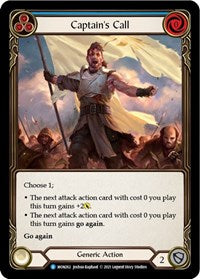 Captain's Call (Blue) (MON262) [Monarch (Unlimited)]