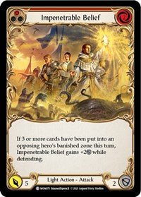 Impenetrable Belief (Red) (MON075) [Monarch (Unlimited)]