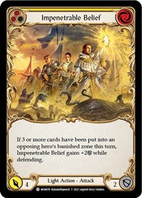Impenetrable Belief (Yellow) (MON076) [Monarch (Unlimited)]