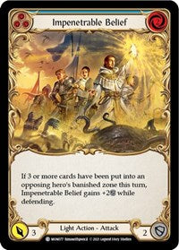 Impenetrable Belief (Blue) (MON077) [Monarch (Unlimited)]