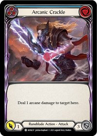 Arcanic Crackle (Blue) (MON237) [Monarch (Unlimited)]