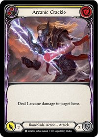 Arcanic Crackle (Yellow) (MON236) [Monarch (Unlimited)]