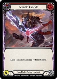 Arcanic Crackle (Red) (MON235) [Monarch (Unlimited)]