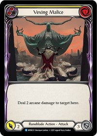 Vexing Malice (Yellow) (MON233) [Monarch (Unlimited)]