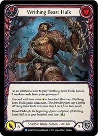Writhing Beast Hulk (Red) (MON129) [Monarch (Unlimited)]
