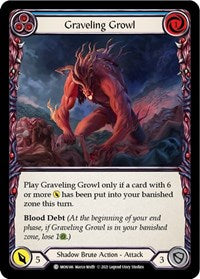 Graveling Growl (Blue) (MON146) [Monarch (Unlimited)]