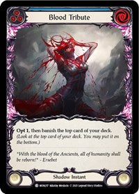 Blood Tribute (Blue) (MON217) [Monarch (Unlimited)]