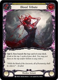 Blood Tribute (Yellow) (MON216) [Monarch (Unlimited)]