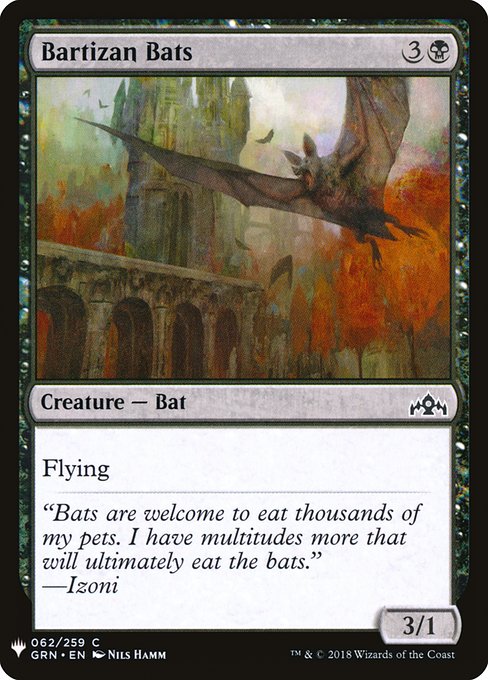 Bartizan Bats (GRN-62) [The List]