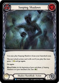 Seeping Shadows (Blue) (MON167) [Monarch (Unlimited)]