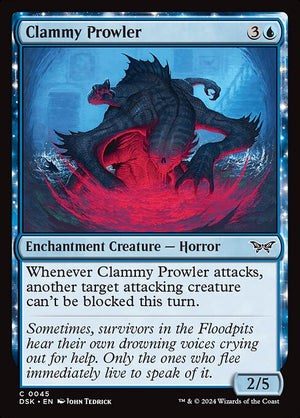 Clammy Prowler (45) [Duskmourn: House of Horror]