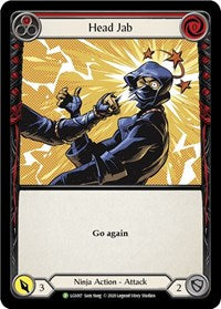 Head Jab (Red) - LGS017 (LGS017) [Flesh and Blood Promo Cards]