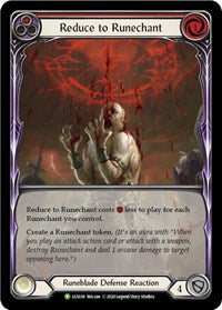 Reduce to Runechant (Red) - LGS038 (LGS038) [Flesh and Blood Promo Cards]