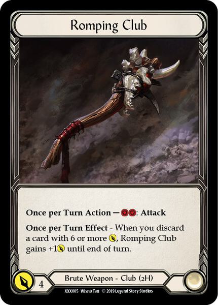 Anothos // Romping Club (XXX005 // XXX006) [Flesh and Blood Promo Cards]