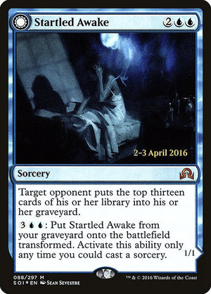 Startled Awake // Persistent Nightmare (88s) [Shadows over Innistrad Promos]