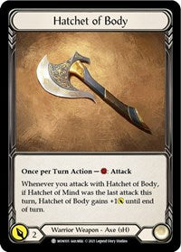Hatchet of Body // Spectral Shield (MON105 // MON104) [Monarch (Unlimited)]