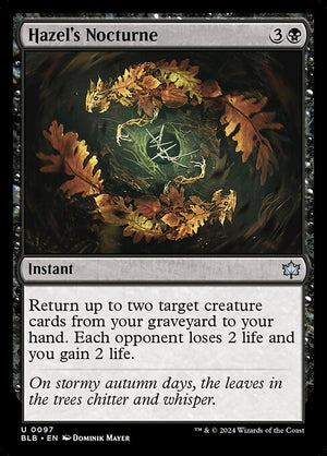 Hazel's Nocturne (97) [Bloomburrow]