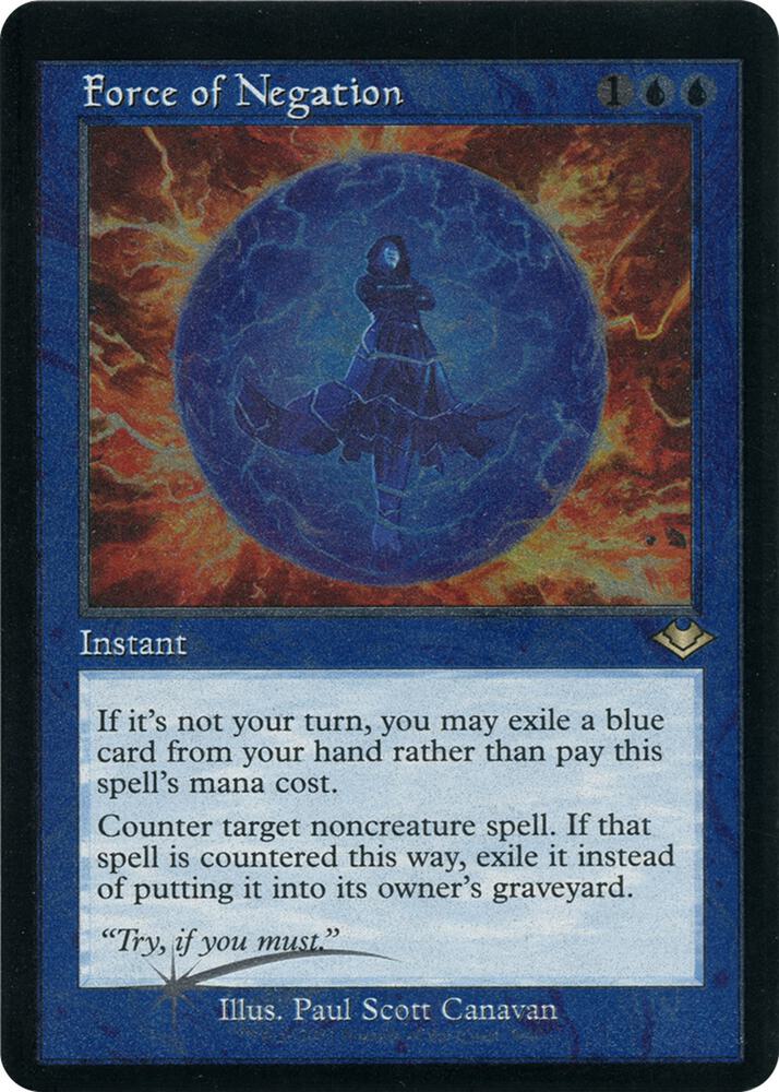 Force of Negation (Retro Frame) (Foil Etched) (9) [Modern Horizons]