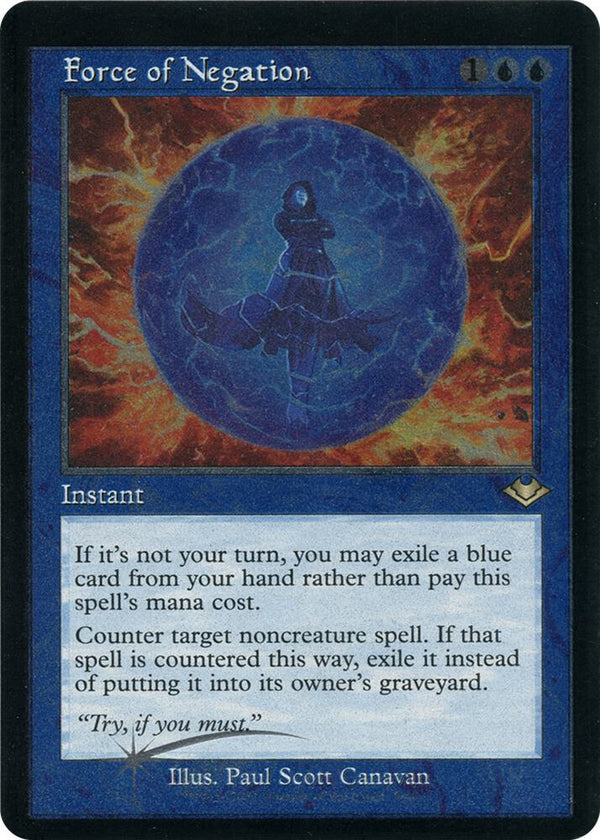 Force of Negation (Retro Frame) (Foil Etched) (9) [Modern Horizons]