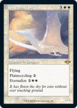 Timeless Dragon (Retro Frame) (Foil Etched) (388) [Modern Horizons 2]
