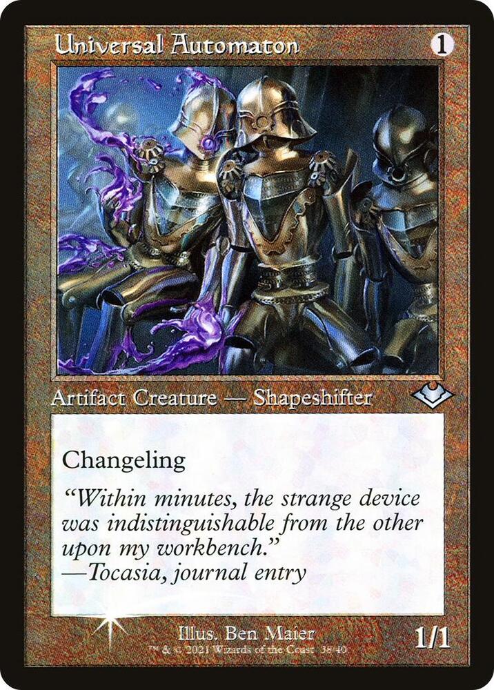 Universal Automaton (Retro Frame) (Foil Etched) (38) [Modern Horizons]