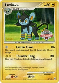 Luxio - 52/130 (State Championships) [Staff] (052/130) [League and Championship Cards]