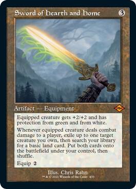 Sword of Hearth and Home (Retro Frame) (Foil Etched) (433) [Modern Horizons 2]