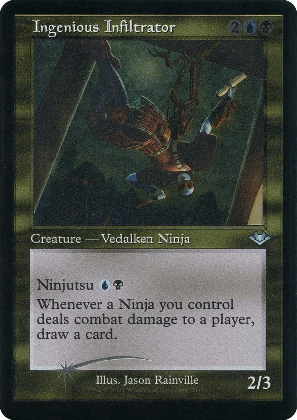 Ingenious Infiltrator (Retro Frame) (Foil Etched) (28) [Modern Horizons]