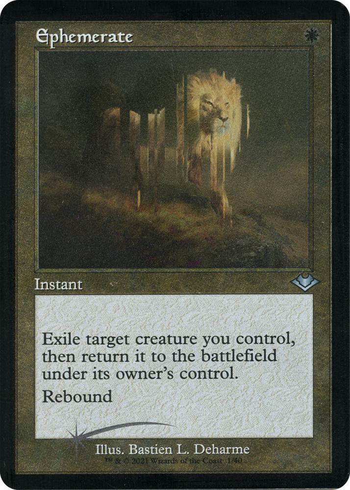 Ephemerate (Retro Frame) (Foil Etched) (1) [Modern Horizons]