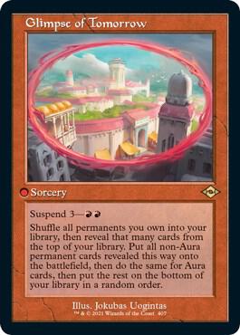 Glimpse of Tomorrow (Retro Frame) (Foil Etched) (407) [Modern Horizons 2]