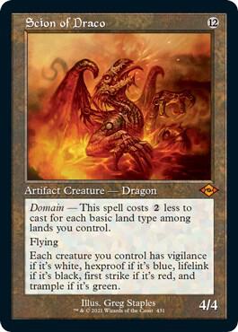 Scion of Draco (Retro Frame) (Foil Etched) (431) [Modern Horizons 2]