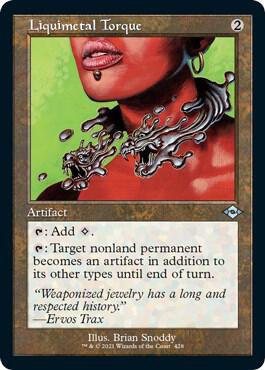 Liquimetal Torque (Retro Frame) (Foil Etched) (428) [Modern Horizons 2]