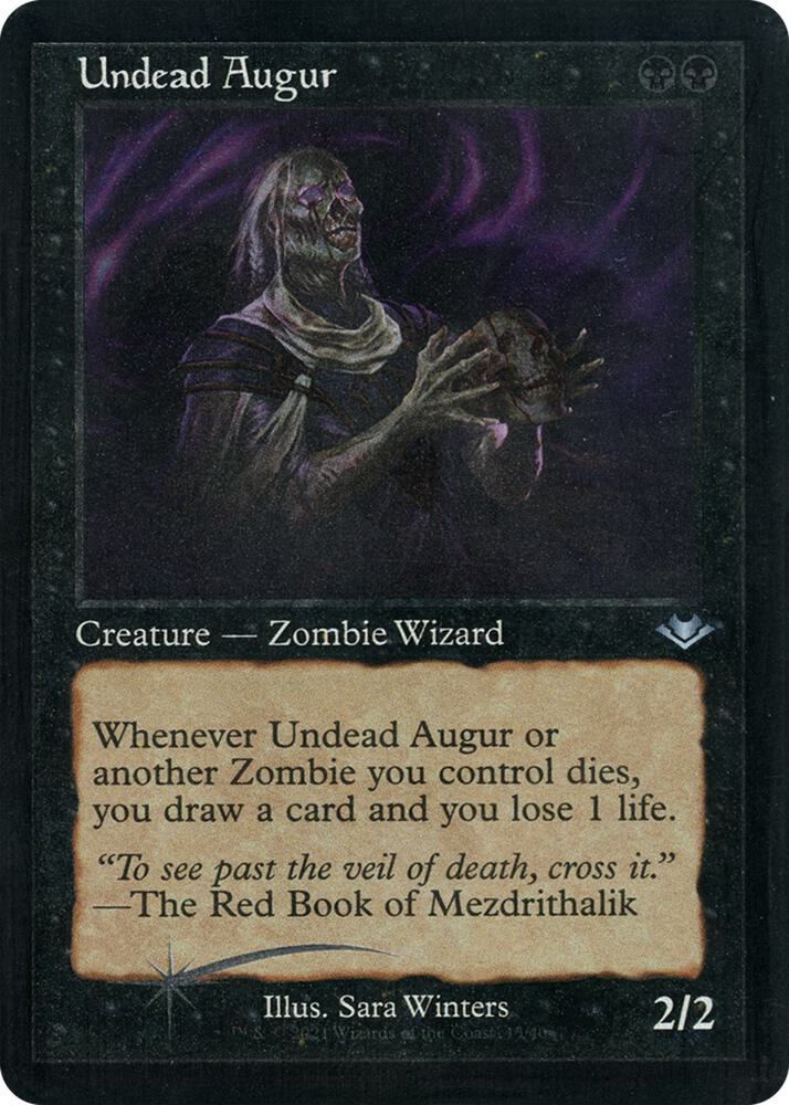 Undead Augur (Retro Frame) (Foil Etched) (15) [Modern Horizons]