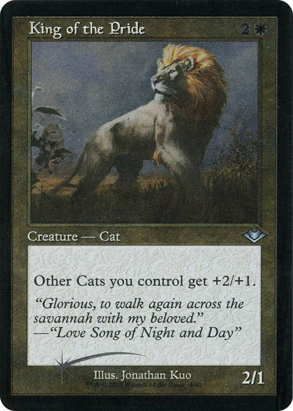 King of the Pride (Retro Frame) (Foil Etched) (4) [Modern Horizons]