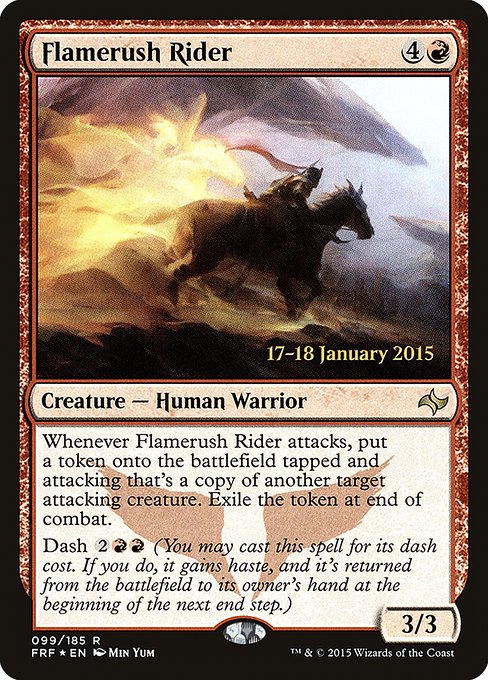 Flamerush Rider (99s) [Fate Reforged Promos]