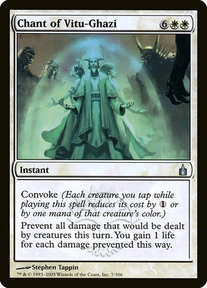 Chant of Vitu-Ghazi (7) [Ravnica: City of Guilds]