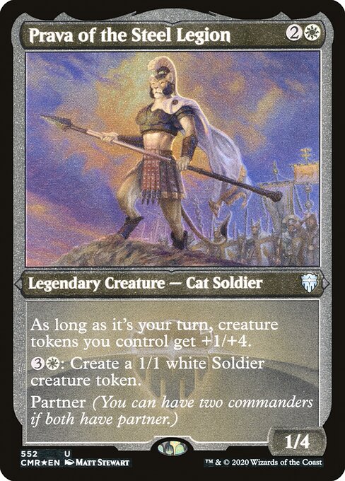 Prava of the Steel Legion (552) [Commander Legends] [Etched]