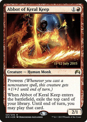Abbot of Keral Keep (127s) [Magic Origins Promos]