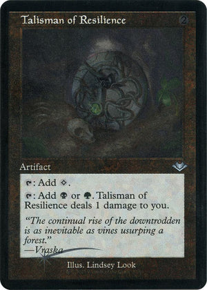 Talisman of Resilience (Retro Frame) (Foil Etched) (37) [Modern Horizons]