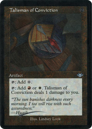 Talisman of Conviction (Retro Frame) (Foil Etched) (33) [Modern Horizons]