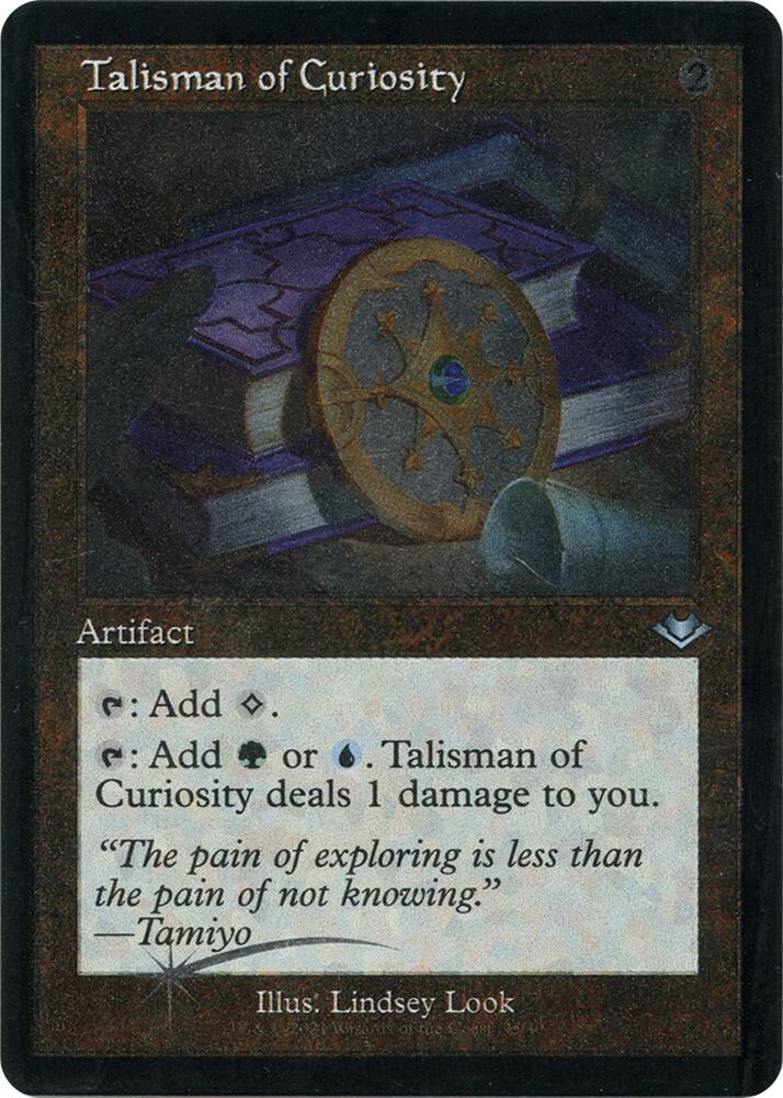 Talisman of Curiosity (Retro Frame) (Foil Etched) (35) [Modern Horizons]