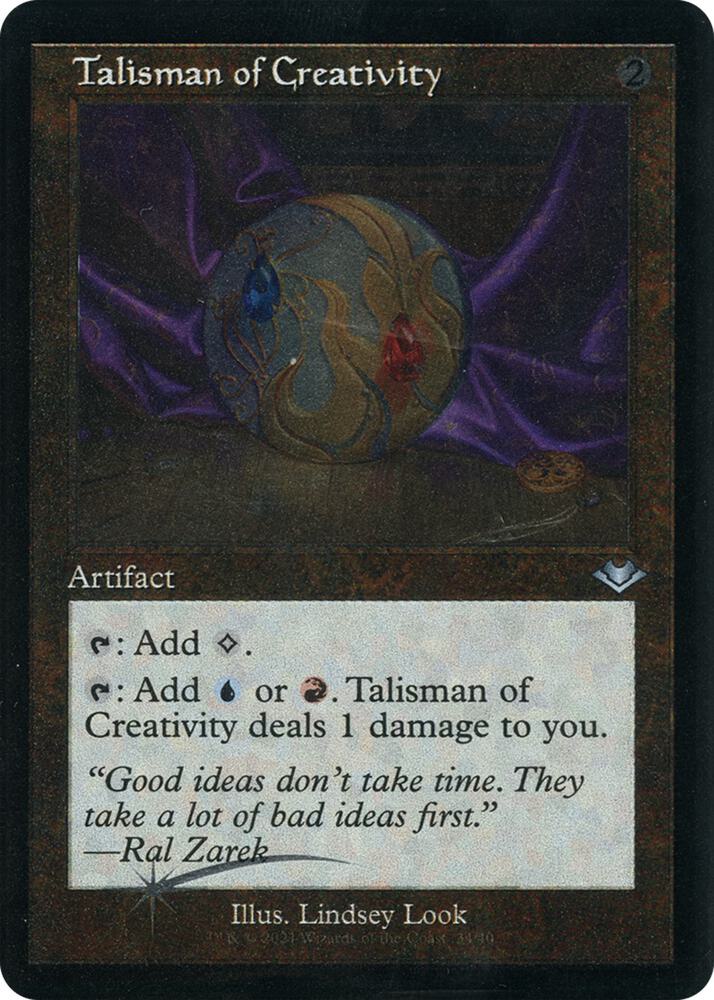 Talisman of Creativity (Retro Frame) (Foil Etched) (34) [Modern Horizons]