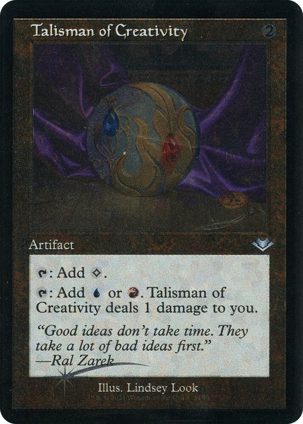 Talisman of Creativity (Retro Frame) (Foil Etched) (34) [Modern Horizons]